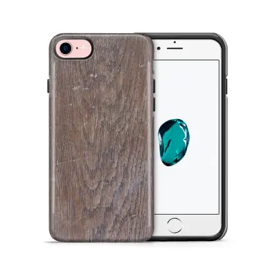 Tough mobilskal till Apple iPhone 7/8 - Slitet trä