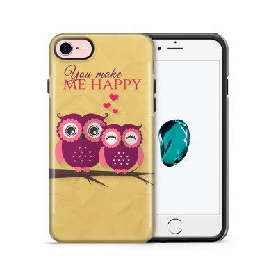 Tough mobilskal till Apple iPhone 7/8 - Ugglor - You make me hap