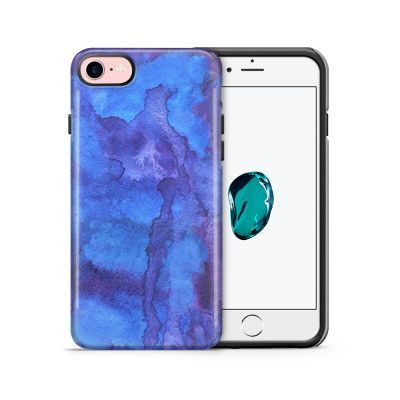 Tough mobilskal till Apple iPhone 7/8 - Vattenfärg - Blå