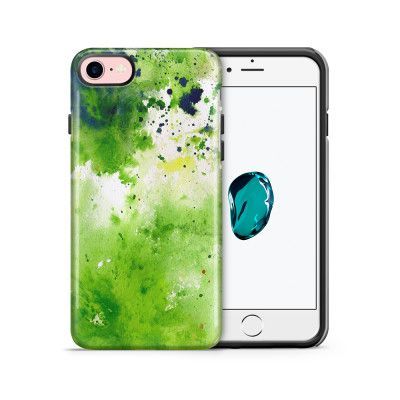 Tough mobilskal till Apple iPhone 7/8 - Vattenfärg - Grön