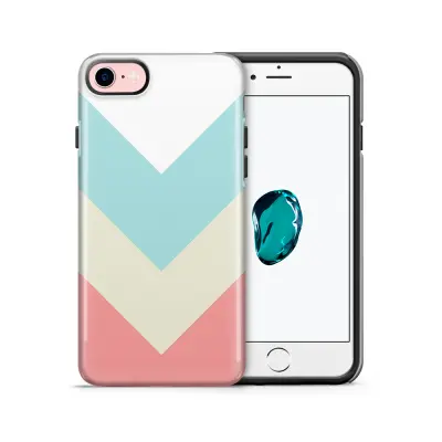 Tough mobilskal till Apple iPhone 7/8 - Vinklar - Bubbelgum