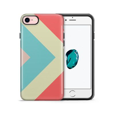 Tough mobilskal till Apple iPhone 7/8 - Vinklar - Röd