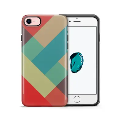 Tough mobilskal till Apple iPhone 7/8 - Vinklar - Retro