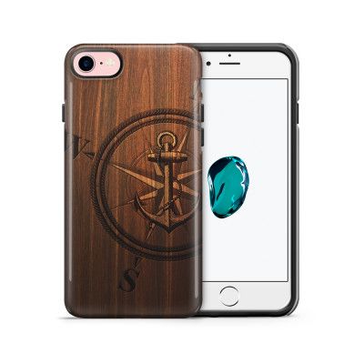 Tough mobilskal till Apple iPhone 7/8 - Wooden Anchor B