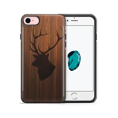 Tough mobilskal till Apple iPhone 7/8 - Wooden Elk B