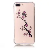 TPU Mobilskal till iPhone 7 Plus - Körsbärsblom
