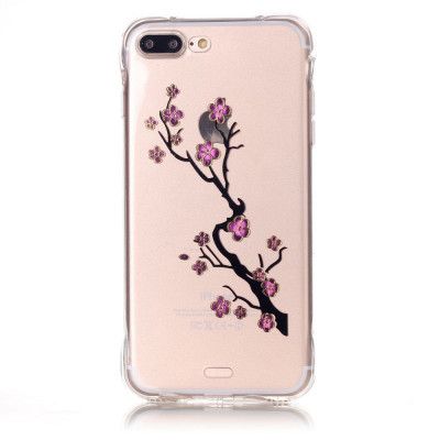 TPU Mobilskal till iPhone 7 Plus - Körsbärsblom
