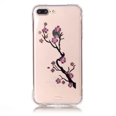 TPU Mobilskal till iPhone 7 Plus - Körsbärsblom