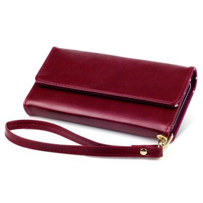 Trifold Plånboksfodral till iPhone 7 - Röd