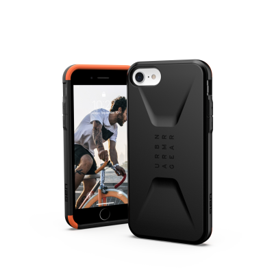 UAG Civilian Skal iPhone 7/8/SE/2020/2022 - Svart