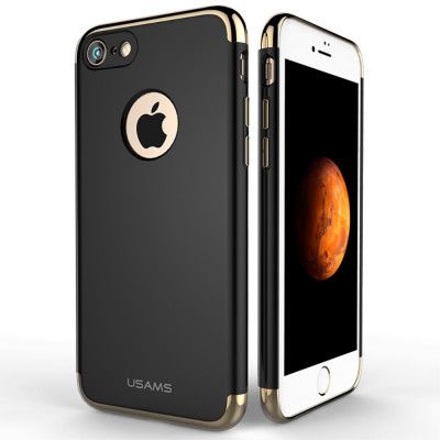 Usams Genius Series Rubberized Hard Cover (iPhone 7) - Grå