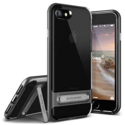 Verus Crystal Bumper Skal till Apple iPhone 7 - Steel Silver