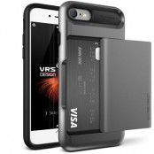 Verus Damda Glide Card Slot Skal till Apple iPhone 7 - Steel Silver
