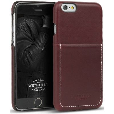 Wetherby Mobilskal med kortplats till iPhone 7 - Mörkbrun