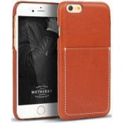 Wetherby Mobilskal med kortplats till iPhone 7 - Rödbrun