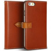 Wetherby Snap Plånboksfodral till iPhone 7 - Rödbrun