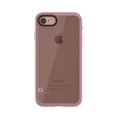 XQISIT NUSON XPLORE Skal till iPhone 7/8/SE 2020 rose Guld