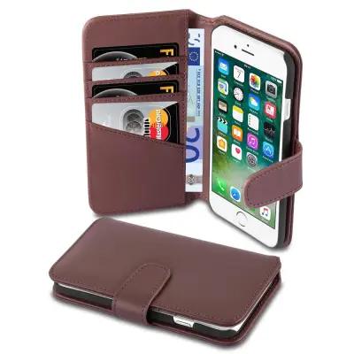 CoveredGear Plånboksfodral iPhone 7 Plus & iPhone 8 Plus - Brun