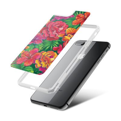 Fashion mobilskal till Apple iPhone 8 Plus - Retro Roses