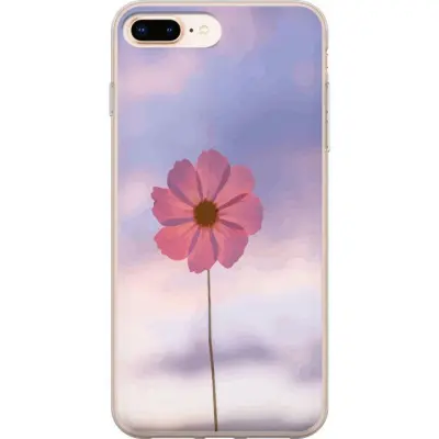 Mobilskal till Apple iPhone 8 Plus med Rosa blomma