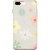 Mobilskal till Apple iPhone 8 Plus med fejdande blommor