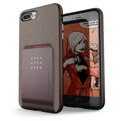 Ghostek Exec 2 Skal till iPhone 8 Plus / 7 Plus - Brun