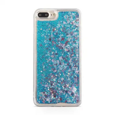 Glitter Skal till Apple iPhone 7 Plus & iPhone 8 Plus - Blå