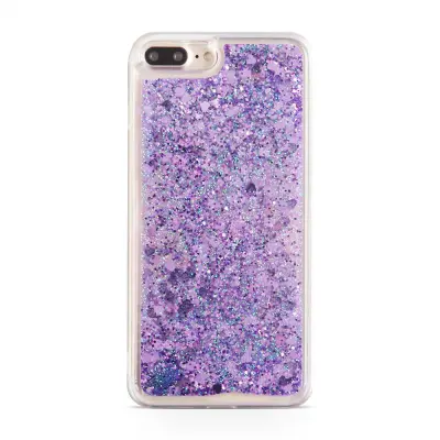 Glitter Skal till Apple iPhone 8/7 Plus - Lila