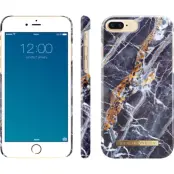 iDeal Of Sweden Fashion Marble (iPhone 8/7 Plus) - Svart/guld