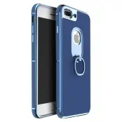 iPaky Ring Holder Kickstand Cover (iPhone 8/7 Plus) - Blå