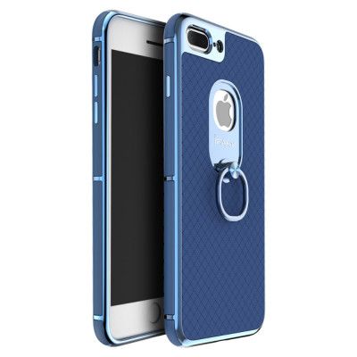 iPaky Ring Holder Kickstand Cover (iPhone 8/7 Plus) - Vit