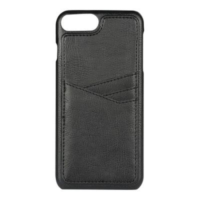 Essentials PU Triple Card Cover iPhone 8/7/6S Plus - Svart