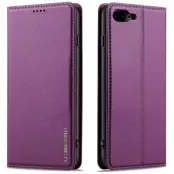 LC.IMEEKE L1 Series iPhone 8 Plus Plånboksfodral Konstläder - Lila