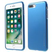 Mercury Metallic Jelly Case (iPhone 8/7 Plus) - Blå