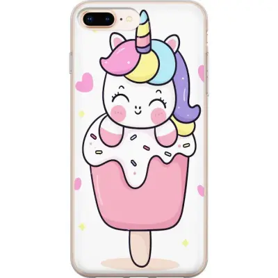Mobilskal till Apple iPhone 8 Plus med Glad enhörning