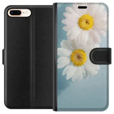 Plånboksfodral till Apple iPhone 8 Plus med Sommarblommor