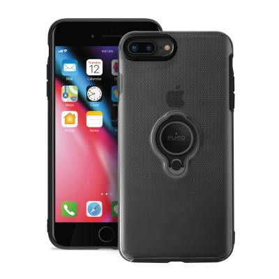 Puro - Magnet Ring Cover iPhone 8 Plus/7 Plus - Svart