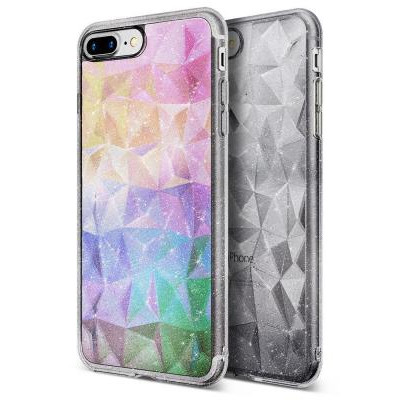 Ringke Air Prism Glitter Skal till iPhone 8 Plus / 7 Plus - Grå