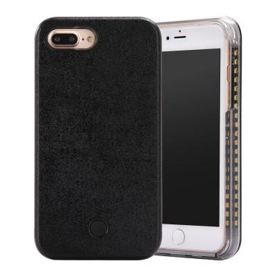 Selfie Illuminated LED Skal till iPhone 8 Plus - Svart