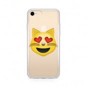 Skal till Apple iPhone 8 Plus - Emoji  Cat Heart Eyes
