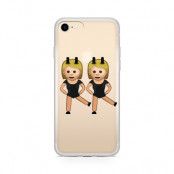 Skal till Apple iPhone 8 Plus - Emoji Dancing Girls