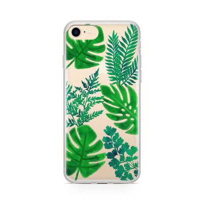 Skal till Apple iPhone 8 Plus - Jungle Leaves