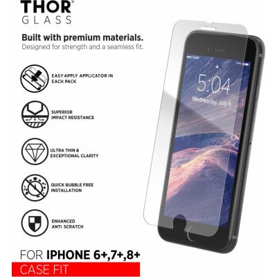THOR Glass Case-Fit (iPhone 8/7/6(S) Plus)