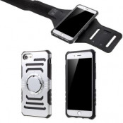 2-In-1 Skal + Sportarmband till iPhone 8/7 - Silver