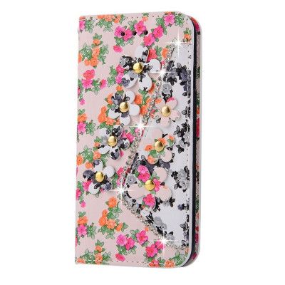 Abstract Flower Plånboksfodral till Apple iPhone 8/7