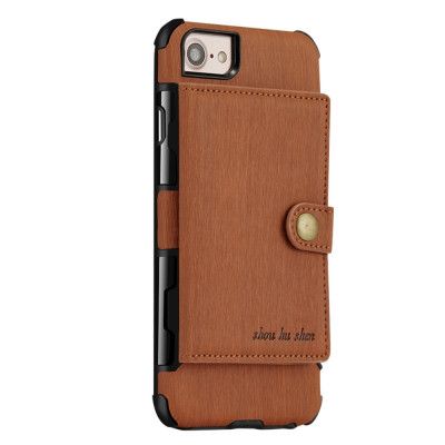 Anti-Drop Skal Med Kortfodral iPhone 7/8/SE