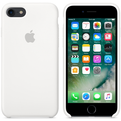 Apple Silikonskal (iPhone 7) - Djupblå