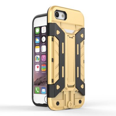 Armor Mobilskal med kortplats iPhone 8/7 - Guld