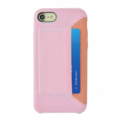BRECCA FABRIC COVER W/CARD HOLDER FITS IPHONE 8/7 COTTON CANDY