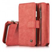 Caseme Detachable Plånboksfodral iPhone 8/7 - Röd